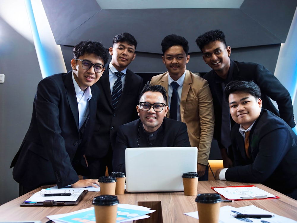 The Parthynex team discussing IT solutions